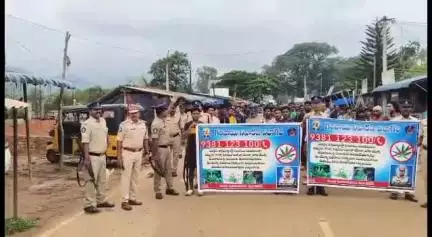 చింతపల్లి మండలం అన్నవరంలో మాదకద్రవ్యాల నిర్మూలన కోసం ర్యాలీ: ఎస్పై వీరబాబు