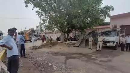 लूनकरनसर: रोझा चौराहे के पास सर्विस रोड पर NHAI ने हटवाया अतिक्रमण