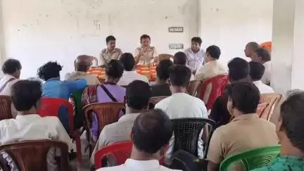 সন্দেশখালি ১: রথযাত্রাকে সামনে রেখে রাজবাড়ি এলাকায় হল দ্বিতীয় পর্যায়ের বৈঠক পুলিশের