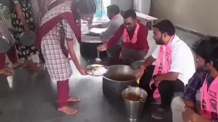 బెల్లంపల్లి: బెల్లంపల్లి ప్రభుత్వ పాఠశాలలో మధ్యాహ్న భోజనం మంచిగా లేదని నాసిరకం కూరగాయలతో పెడుతున్నరాని ఆరోపించిన బిఆర్ఎస్ వి నాయకులు