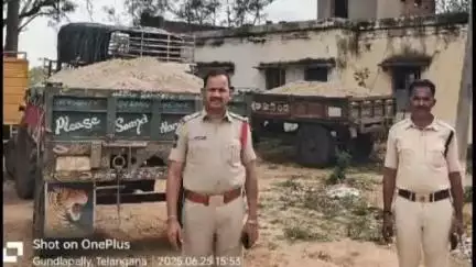 గుండ్లపల్లి: అక్రమంగా ఇసుకరు తరలిస్తున్న రెండు ట్రాక్టర్లను అదుపులోకి తీసుకొని కేసు నమోదు చేసిన డిండి పోలీసులు