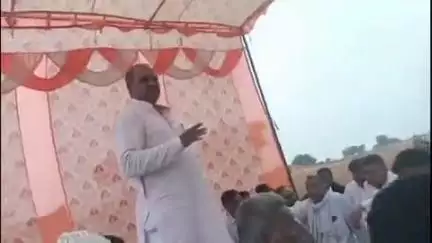 तोशाम: गांव डाडम के भारतीय किसान संघ ने बिजली टावरों का अवैध कार्य रुकवाया, मुआवजा मिलने तक कार्य नहीं होगा शुरू