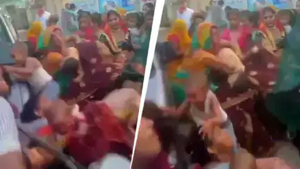 यूपी के आगरा में कुआं पूजन के दौरान तेज़ रफ्तार कार ने महिलाओं और बच्चों को रौंदा, कई लोग घायल
Source: newsprithvi