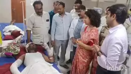 लखीमपुर: तेंदुए से भिड़े मिहीलाल, मौत के सामने नहीं झुके, DM ने जाना हाल-चाल, घायल की बहादुरी को दी सलामी और ₹50 हजार की मदद
