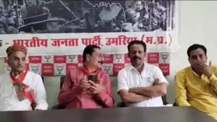 बांधवगढ़: भाजपा कार्यालय में प्रेस वार्ता, जिलाध्यक्ष ने 25 जून के आपातकाल को बताया काला दिन