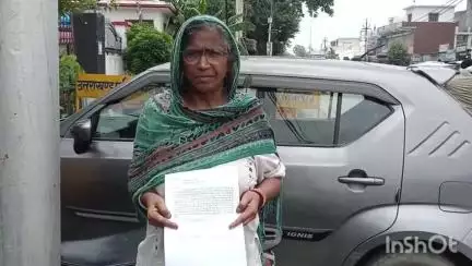 बाजपुर: वार्ड नंबर 6 केशवनगर की बुजुर्ग महिला ने बेटे और पुत्रवधु पर मारपीट का आरोप लगाते हुए दी तहरीर