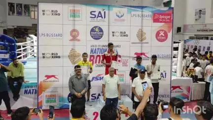 चरखी दादरी: रूदड़ौल निवासी बॉक्सर उदय सिंह ने नेशनल बॉक्सिंग प्रतियोगिता में जीता सिल्वर मेडल, ग्रामीणों ने दी बधाई