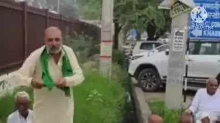 खरखौदा: खरखौदा संघर्ष कमेटी ने एसडीएम कार्यालय के सामने सांकेतिक धरना दिया