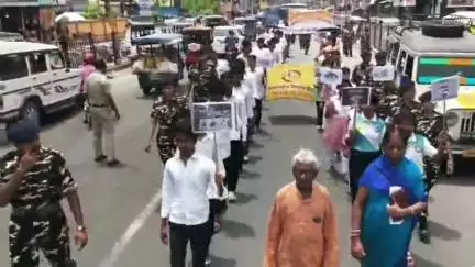 ফালাকাটা: মাদক মুক্ত ভারত গড়তে ফালাকাটায় র‍্যালি SSB ফালাকাটা ব্যাটেলিয়ানের