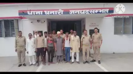 गुन्नौर: धनारी थाना पुलिस ने अलग-अलग गांव से 7 अभियुक्तों को गिरफ्तार कर न्यायालय भेजा