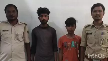 शंकरपुर: शंकरपुर बाजार में शराब पीने के जुर्म में नंदन कुमार और संदीप यादव गिरफ्तार