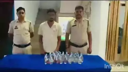 चकरभाठा पुलिस ने ग्राम सेवार के आरोपी को गिरफ्तार कर 62 पाव देशी प्लेन शराब के परिवहन के मामले में भेजा जेल