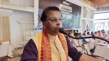भिंड नगर: भिंड: बद्री प्रसाद की बगिया में आपातकाल के 50 वर्ष पूरे होने पर पूर्व मंत्री ने कांग्रेस पर साधा निशाना