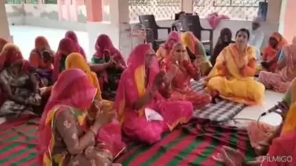 बीदासर: गोपालपुरा में बुढ़िया बालाजी की जोत एवं अखंड कीर्तन कर बरसात के लिए की गई अरदास