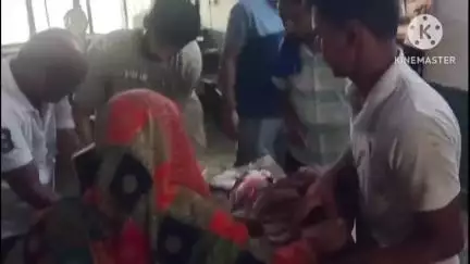 गुन्नौर: कस्बा बबराला के समीप दो बाइकों की आमने-सामने टक्कर, हादसे में एक युवक की मौत, पति-पत्नी घायल