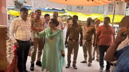 मिर्ज़ापुर: जिलाधिकारी ने विंध्याचल के पुरानी विआपी स्टेशन रोड पटेगरा नाला का भ्रमण कर किया निरीक्षण, दिए आवश्यक दिशा निर्देश