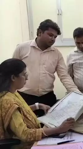 सांगानेर: हेरिटेज निगम आयुक्त डॉ. निधि पटेल ने निगम मुख्यालय का किया निरीक्षण