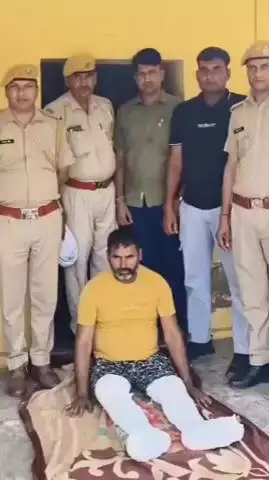 पटौदी: पहाड़ी पुलिस ने 45 हजार के इनामी कुख्यात गौ तस्कर को किया गिरफ्तार