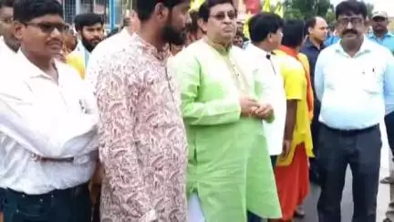 তমলুক: দীঘার জগন্নাথ ধামে রথযাত্রার উদ্বোধনে যাওয়ার পথে আজ মুখ্যমন্ত্রীকে জেলায় স্বাগত জানালো তৃণমূল ,উপস্থিত বিধায়ক