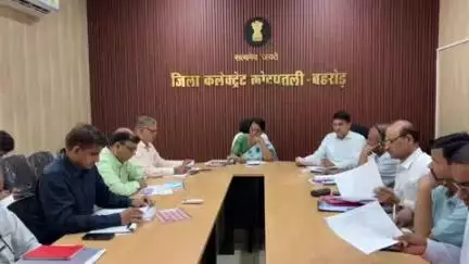 कोटपूतली बहरोड के जिला कलेक्टर ने पंच गौरव कार्यक्रम को लेकर अधिकारियों को दिए निर्देश