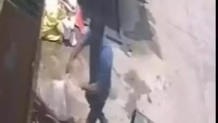 हिसार: कबाड़ से भरा कट्‌टा तराजू पर रखते ही धमाका, CCTV वीडियो आया सामने