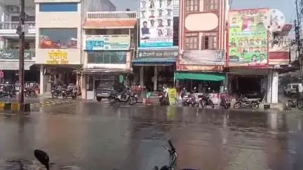 अमरवाड़ा: अमरवाड़ा नगर और आसपास के ग्रामीण इलाकों में बुधवार को जोरदार बारिश, किसानों के चेहरे खिले