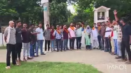 खगड़िया: खगड़िया में अखिल भारतीय विद्यार्थी परिषद ने किया स्वागत, कोशी कॉलेज में कार्यक्रम आयोजित