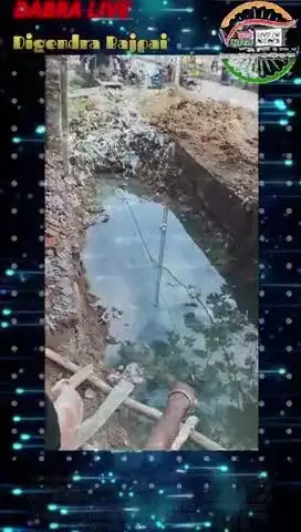 बल्ला के डेरा क्षेत्र की अघोषित सब्जी मंडी, स्तिथ बाघेश्वर दुग्ध डेयरी के बगल में सर्विस लाईन के नीचे सरकारी नाला निकला
