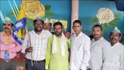 अनूपपुर: पंजाब, गुजरात चुनाव में जीत पर आम आदमी पार्टी ने अनूपपुर में मनाया जश्न