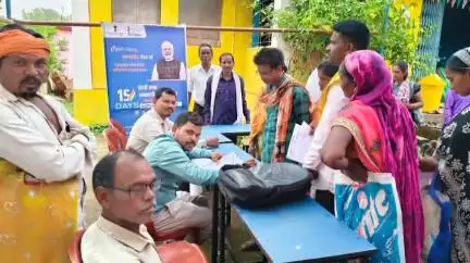 ग्राम शेरपार और ग्राम मोंगरा में आयोजित किया गया धरती आबा ग्राम उत्कर्ष शिविर