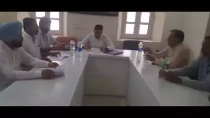 सिंचाई विभाग के विश्रामगृह में रेगुलेशन उप समिति की बैठक का आयोजन किया गया