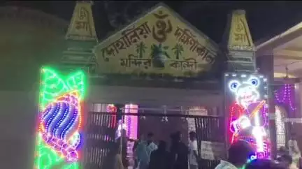 কান্দি: অম্বুবাচী উপলক্ষে কান্দির দোহালিয়া কালীমন্দিরে শুরু বিশেষ পূজার্চনা