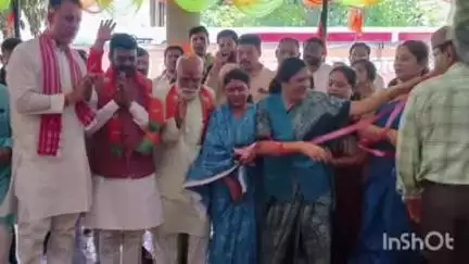 पुष्पराजगढ़: शहडोल: संविधान हत्या दिवस के कार्यक्रम में शामिल हुईं सांसद हिमाद्री सिंह