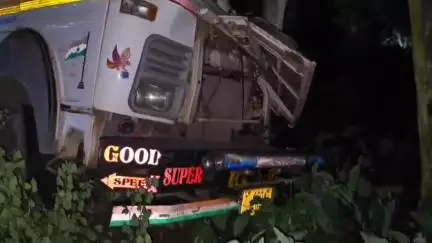 বঙাইগাঁও ভাগ: চাপৰাকাটাত ভয়ংকৰ পথ দুর্ঘটনা, নিয়ন্ত্ৰণ হেৰাই পথৰ কাষৰ গছত খুন্দা তীব্রবেগী ট্ৰেইলাৰ বাহনৰ, চালকৰ অৱস্থা সংকটজনক