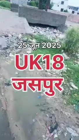 UK18 जसपुर नहर मंडवा खेढ़ा से एम पी हॉस्पिटल तक का सौंदर्य करण होना जरूरी है इन दिनों नहर की हालत कुछ ऐसी है