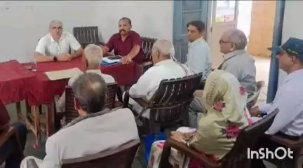 राघोगढ़: तहसील कार्यालय राघोगढ़ में भूतपूर्व सैनिक और सैनिक विधवाओं के लिए बैठक का आयोजन