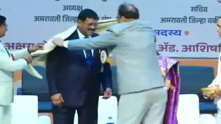 अमरावती: पी. आर. पोटे पाटील एज्युकेशनल ग्रुप येथे सीजेआय भूषण गवई यांचा भव्य सत्कार सोहळा; अमरावती बार असोसिएशनचं आयोजन