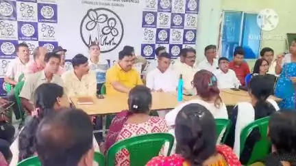 বাঁকুড়া ২: তৃণমূল ভবনে বাঁকুড়া শহর তৃণমূল কংগ্রেসের উদ্যোগে ২১ শে জুলাই নিয়ে আলোচনা সভা