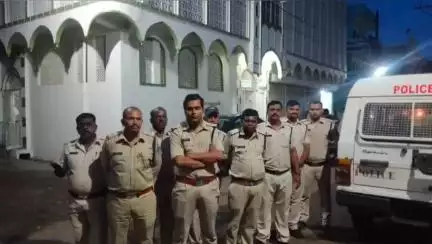 शुजालपुर: आगामी मुहर्रम पर्व व अन्य त्योहारों को ध्यान में रखते हुए मंडी थाना पुलिस ने नगर में निकाला फ्लैग मार्च