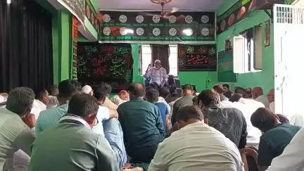 सादात सलीम पट्टी मरहूम के इशाले सवाब हेतु मजलिस का आयोजन