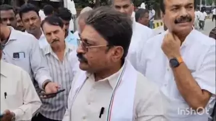 ಕೋಲಾರ: ಸಚಿವ ಬೈರತಿ ಸುರೇಶ್ ಒಬ್ಬರ ಕಣ್ಣಿಗೆ ಸುಣ್ಣ,ಮತ್ತೊಬ್ಬರ ಕಣ್ಣಿಗೆ ಬೆಣ್ಣೆಯಿಡುತ್ತಿದ್ದಾರೆ: ನಗರದಲ್ಲಿ ಶಾಸಕ ನಾರಾಯಣಸ್ವಾಮಿ