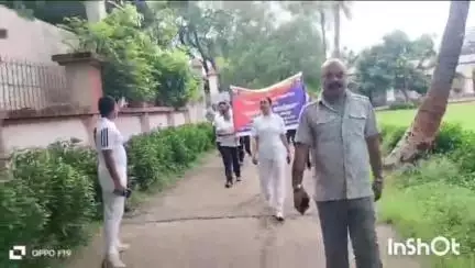 जमालपुर: राजकीय रेल पुलिस जमालपुर द्वारा अंतर्राष्ट्रीय नशा निरोधक दिवस पर प्रभात फेरी का आयोजन