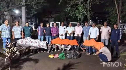 दर्यापूर: खल्लार व दर्यापूर पोस्टे हद्दीतील शेतकऱ्यांच्या शेतातील केबल चोरी करणारी टोळी स्थानिक गुन्हे शाखेने केली जेरबंद