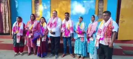 মঙলদৈ ভাগ: মঙলদৈস্থিত বিধায়ক বসন্ত দাস‌ৰ বাসগৃহত মত-বিনিময় অনুষ্ঠান আৰু সম্বৰ্ধনা, উপস্থিত বিধায়ক বসন্ত দাস‌