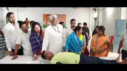 ପରଜଙ୍ଗ: ପରଜଙ୍ଗ ପାଣି ପଞ୍ଚାୟତ ଘରେ ଗୁରୁବାର ୧୦ଟାରେ ରକ୍ତଦାନ ଶିବିର ଅନୁଷ୍ଠିତ ଉପସ୍ଥିତ ରହିଲେ ସାଂସଦ ରୁଦ୍ରନାରାୟଣ ପାଣି