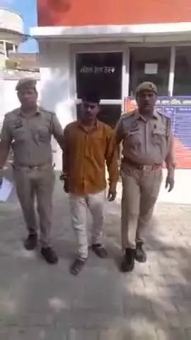 फिरोज़ाबाद: दक्षिण पुलिस ने धक्का देकर युवक को नाले में गिराने वाले वांछित अभियुक्त को किया गिरफ्तार