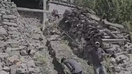 कल्पा: किन्नौर के पँगी गाँव में सिवरेज लाइन का काम शुरू, पंचायत कर रही है काम की निगरानी