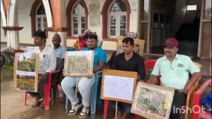 ಹೊಸನಗರ: ಬಗರ್ ಹುಕುಂ ಸಾಗುವಳಿದಾರರ ಅಡಿಕೆ ತೋಟ ನಾಶ ಖಂಡಿ ನಗರದಲ್ಲಿ ರೈತರ ಪ್ರತಿಭಟನೆ