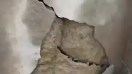 सतना: पहली बारिश में नारायण तालाब की मेड में दरारें, लीपापोती शुरू, बाढ़ का खतरा बरकरार