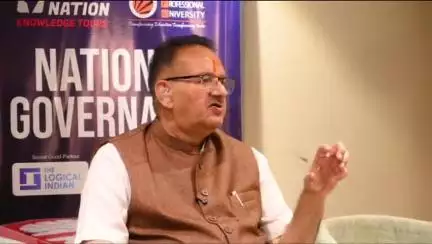 देहरादून: देहरादून के निजी होटल में आयोजित छात्र संसद कार्यक्रम में कैबिनेट मंत्री गणेश जोशी ने की शिरकत